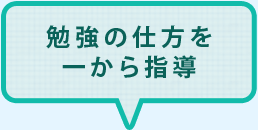 勉強の仕方を一から指導